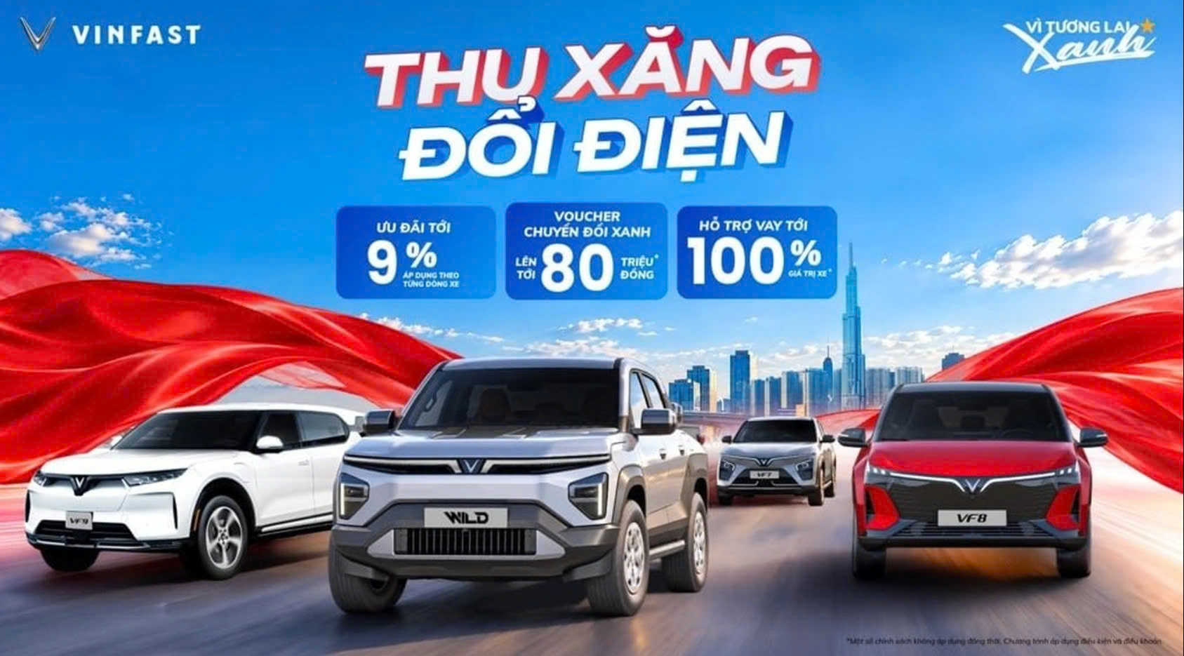 Bùng nổ chuỗi sự kiện "Thu xăng đổi điện" quy mô lớn của VinFast trên toàn quốc