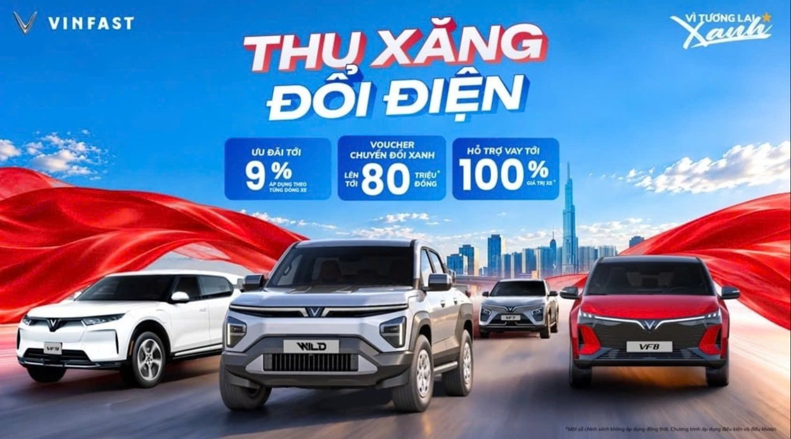 Bùng nổ chuỗi sự kiện "Thu xăng đổi điện" quy mô lớn của VinFast trên toàn quốc